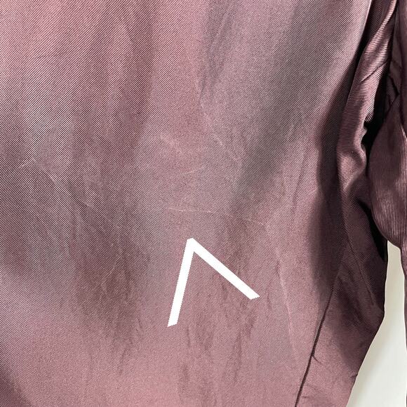 Silk Laundry Slouch Pull On Pants Brown Silk Elastic Waist Pleated‎ Ankle Sz XS - Picture 8 of 13